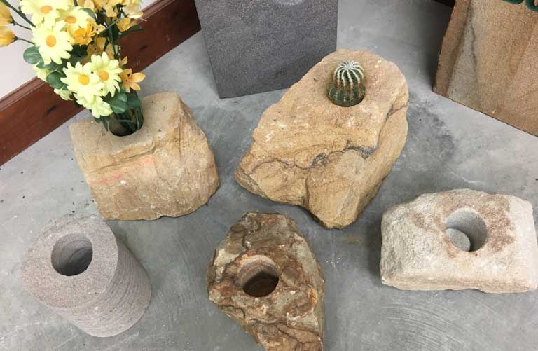 Lones Stone - Natural Stone Planters