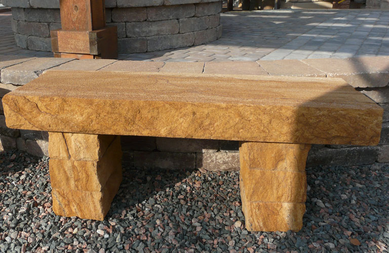 Lones Stone - 4' Copper Varigated Bench