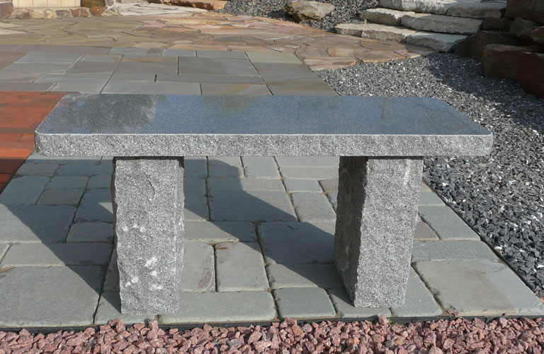 Lones Stone - Charcoal Granite Bench