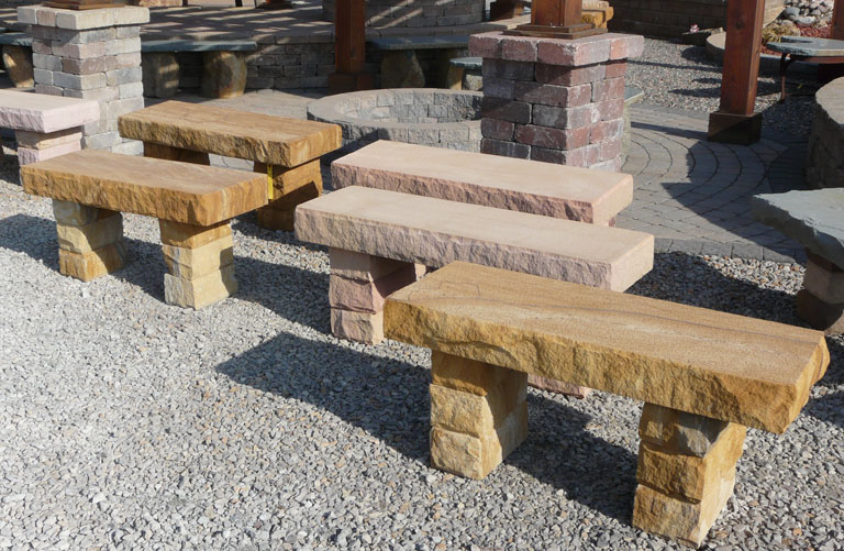 Lones Stone - Natural Stone Benches
